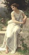 Guillaume Seignac Jeune femme de Pompei sur une terrasse. oil painting reproduction